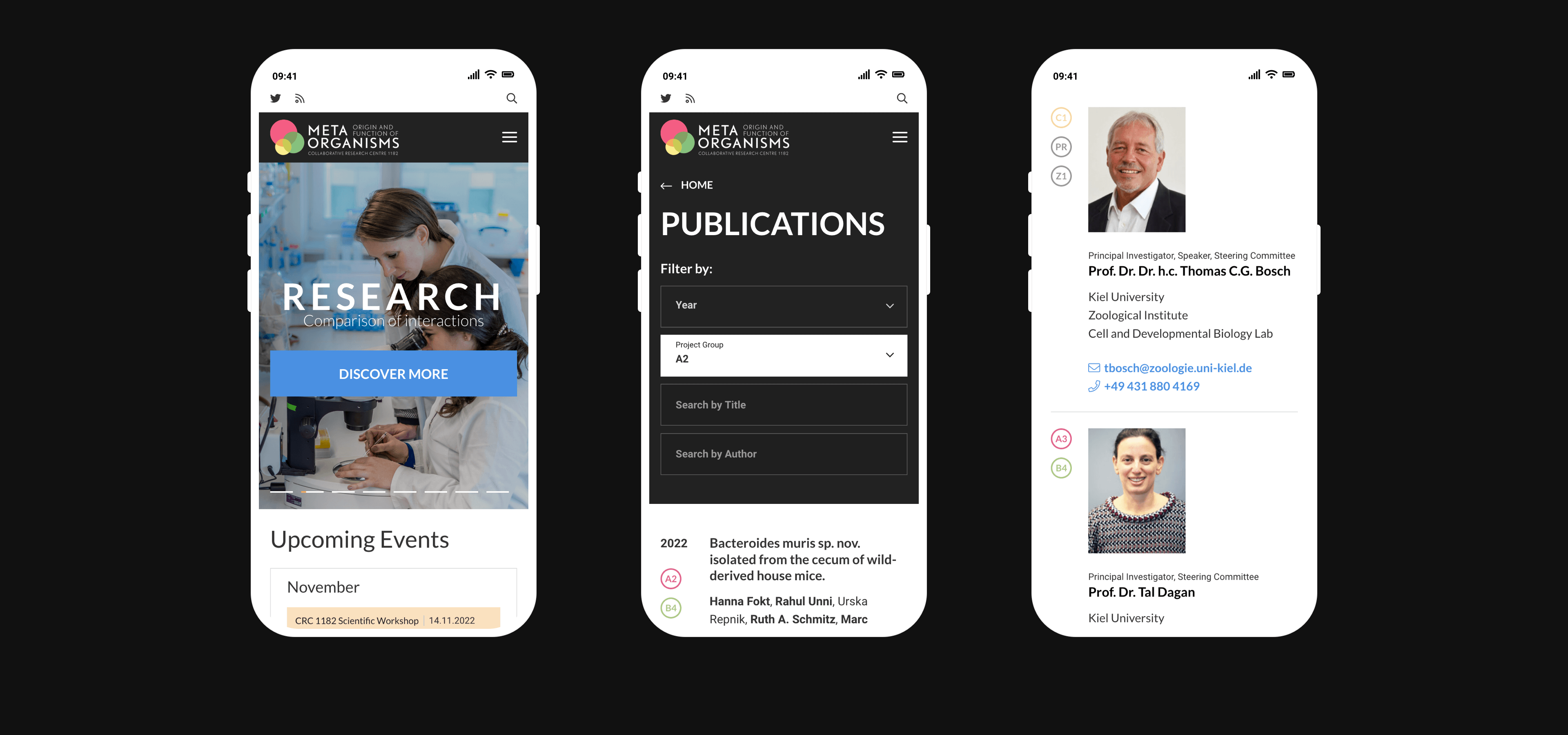 Überblick über mobile optimierte Ansichten