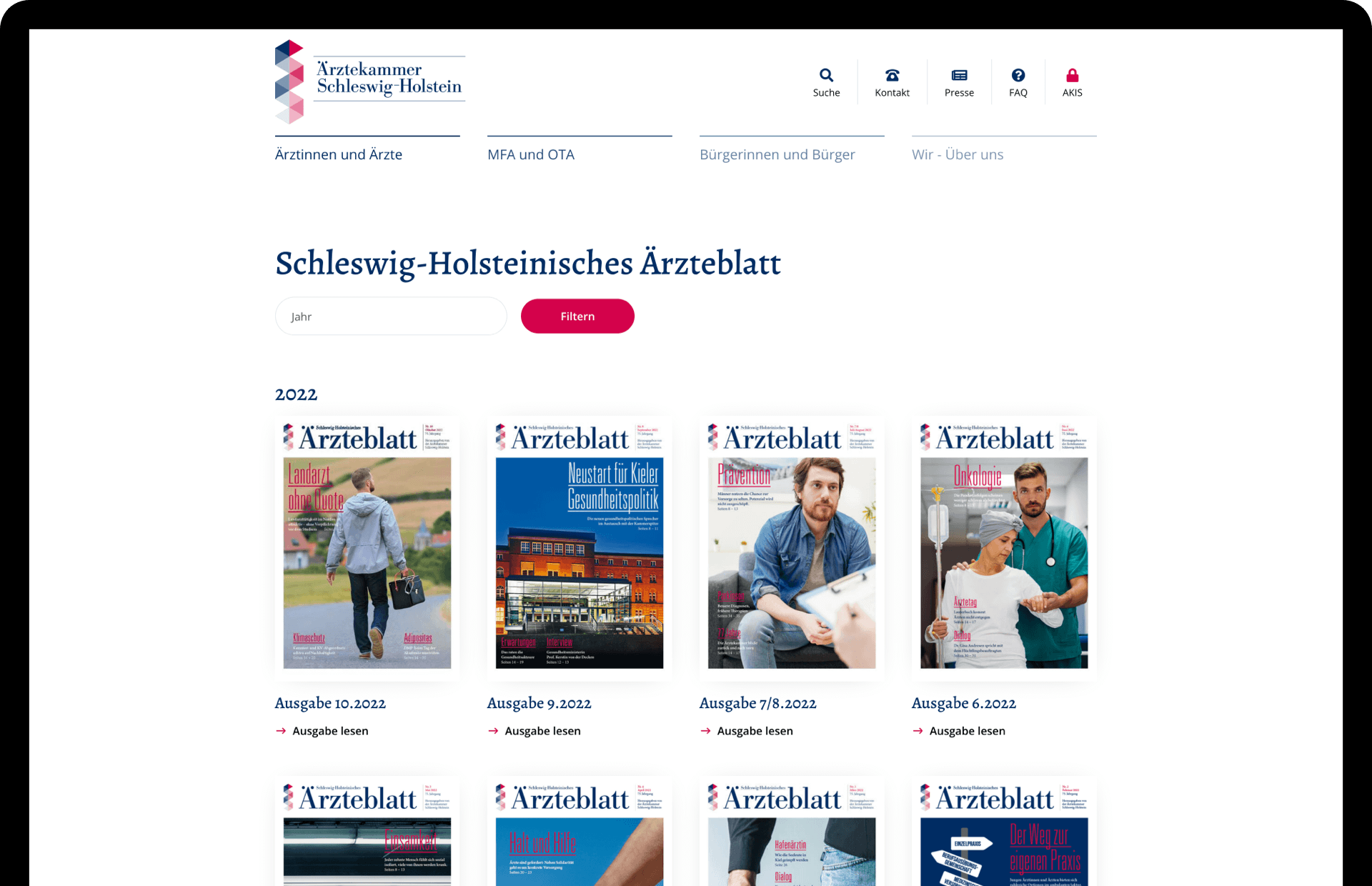 Ärzteblatt Übersicht