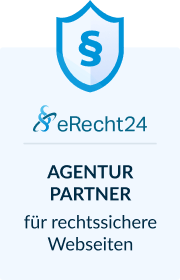 Siegel für Agentur-Partner von eRecht24