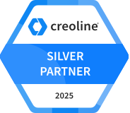 Siegel für Creoline Hosting Silver Partner