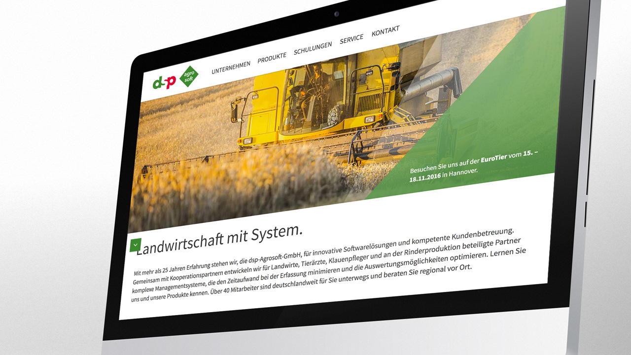 Bilderslider auf der Startseite der dsp-Agrosoft-Webseite