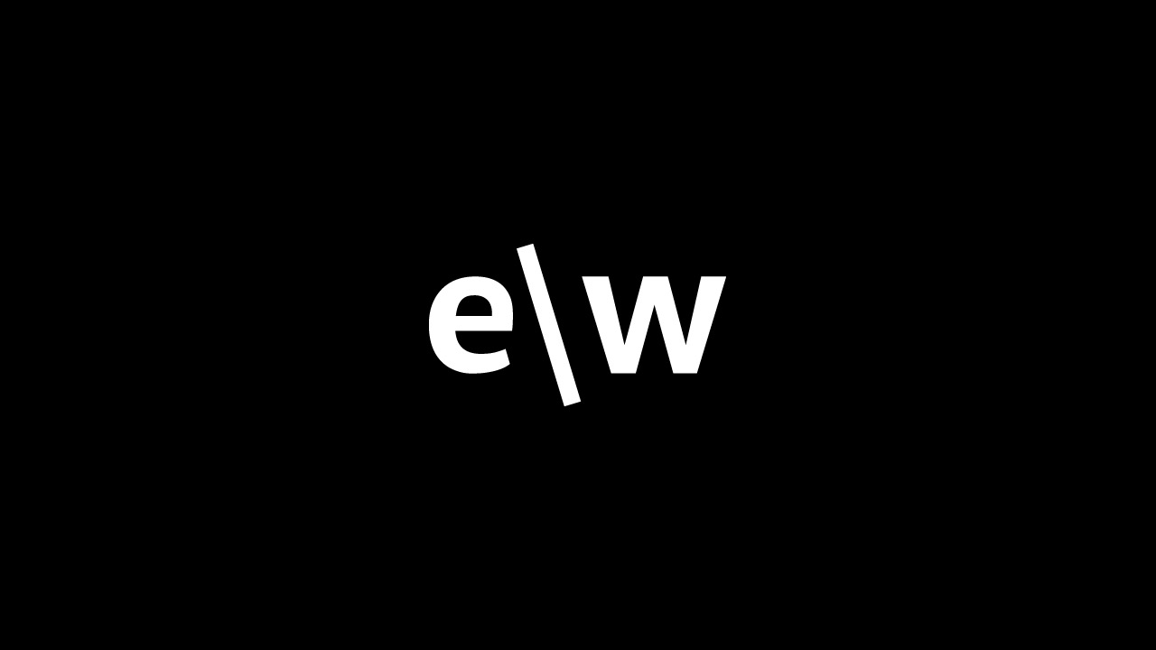 Die Kurzform des Logos, e\w