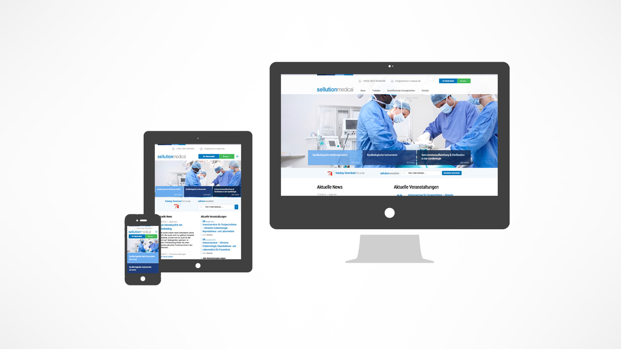 verschiedene responsive Ansichten
